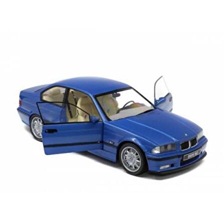 Solido 1:18 Diecast Model Araba BMW E36 COUPE M3 Blue Estoril