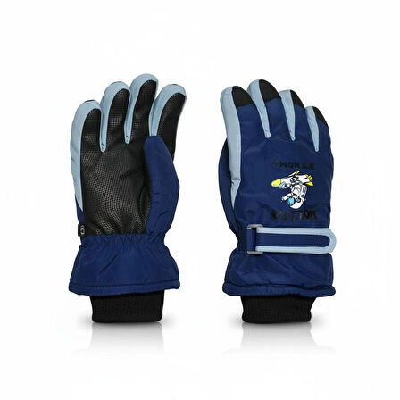 9-15 Yaş Erkek Çocuk Şişme Kar Kayak Eldiveni