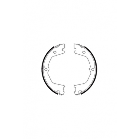 ARKA FREN PABUCLU BALATA DAILY I II III IV V VI 99- MASCOTT 90110120 172-41 - BRAXIS AC0075