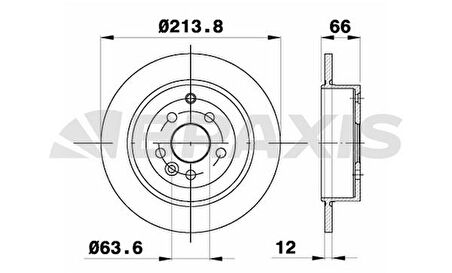 FREN DISKI ARKA FREELANDER 2 2.2 DIZEL 302mm