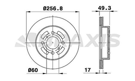 ON FREN DISK AYNASI SUZUKI IGNIS 1.3I 1.5I