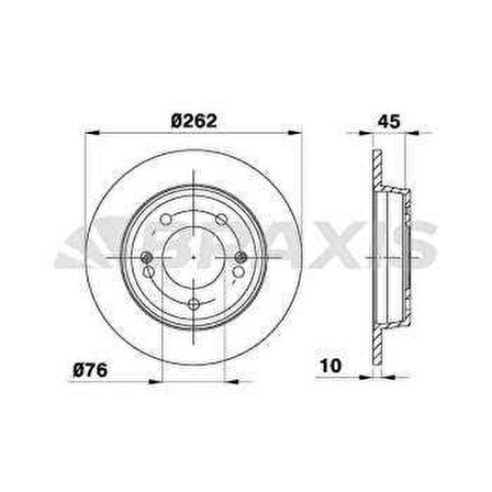 ARKA FREN DISKI AYNASI HYUNDAI ELANTRA 2011- I30 2012- CEED 2012- - BRAXIS AE0608