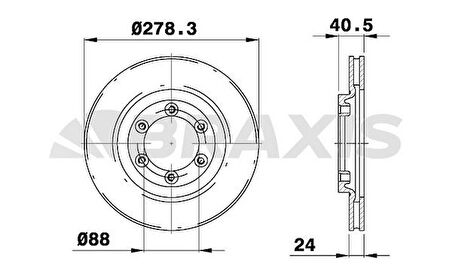 ON FREN DISK AYNASI SSANGYONG MUSSO REXTON 2.9TD