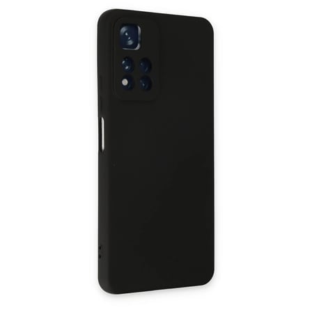 Xiaomi Redmi Note 11 Pro Plus 5G Kılıf Nano içi Kadife Silikon - Siyah