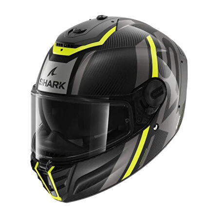 SHARK SPARTAN RS CARBON SHAWN SARI SİYAH GRİ KAPALI KASK