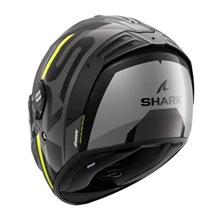 SHARK SPARTAN RS CARBON SHAWN SARI SİYAH GRİ KAPALI KASK