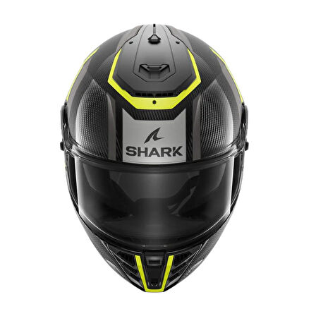 SHARK SPARTAN RS CARBON SHAWN SARI SİYAH GRİ KAPALI KASK