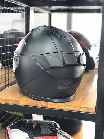 Shark D-Skwal 3 (ECE-2206) Mat Siyah Kapalı Kask