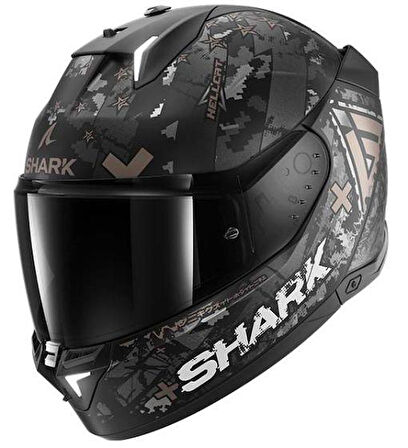 Shark Skwal i3 Hellcat Mat Kapalı Kask - Antrasit/Siyah