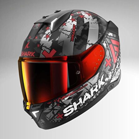 Shark Skwal İ3 Hellcat Mat Kapalı Kask