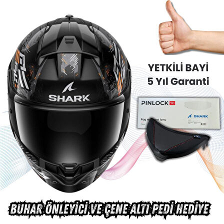 Shark Rıdıll 2 Molokai Kapalı Kask (Çene pedi ve Pinlock Hediye)