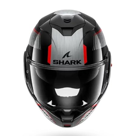 SHARK OXO SIKTER SİYAH GRİ KIRMIZI ÇENE AÇILIR KASK