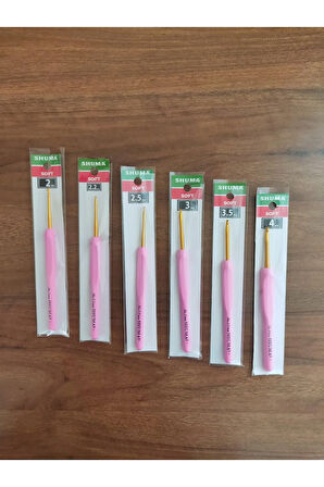 Pembe Yumşak Saplı Silikon Tığ