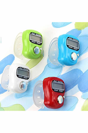 Yüzük Şeklinde Adım Sayar Ve Dijital Zikirmatik - Karışık Renk - 1 Adet