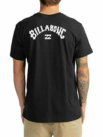 Billabong Yuvarlak Yaka Siyah Erkek T-Shirt C1SS65BIP2 ARCH WAVE SS