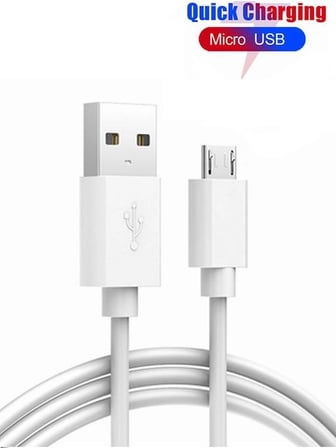 Tecno Pova, Pova Neo / Spark 4 Lite Spark 5 Uyumlu Hızlı Şarj Kablosu Micro Usb İnce Uçlu