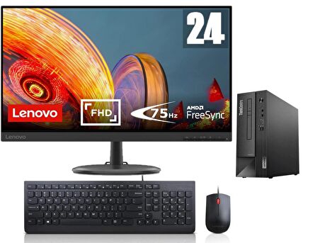 LENOVO THINKCENTRE NEO 50S SFF İntel Core İ5 12400 16GB 512GB M.2 Nvme SSD 23.8"Monitör Freedos MasaÜstü Bilgisiyar SFFN11T00014TX06+ZettaUsbBellek
