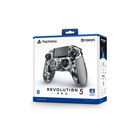 NACON Revolution 5 Pro Officially Licensed PlayStation Wireless Gaming Controller Arctic Camo