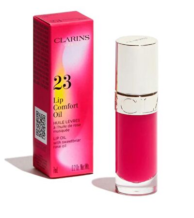 Clarins lip comfort oil power of colours -7ML  23 passionate pink