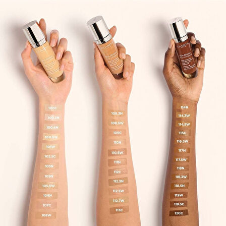 CLARİNS SKIN ILLUSION FULL COVERAGE 112.5W  30ML SPF 25