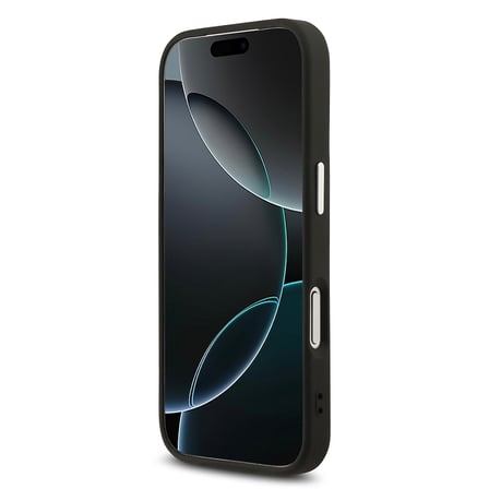iPhone 17 Pro Kılıf Karl Lagerfeld Orjinal Lisanslı M-safe Şarj Özellikli Metal Kamera ve Buton Tasarımlı Choupette PU Deri Kapak