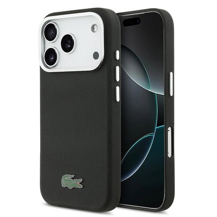 Lacoste iPhone Siyah Arka Kılıf