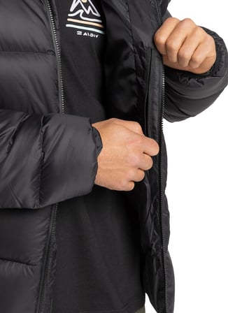 Billabong Siyah Erkek Kapüşonlu   Ceket F1JK33 BROADPEAK DOWN