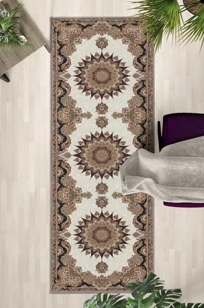 K-475 Karista Yıkanabilir Kaymaz Taban Dijital Baskılı Yolluk Halı
