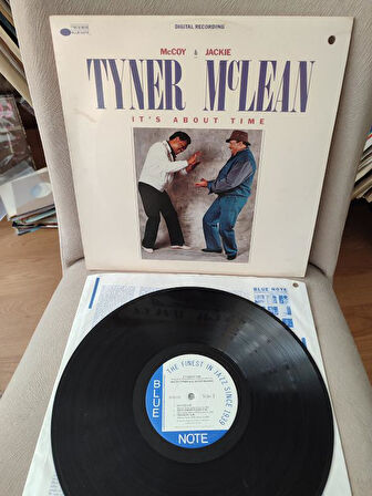 McCoy Tyner & Jackie McLean - It’s About Time 1985 USA Basım Albüm LP Plak - Jazz / Blue Note 2.el