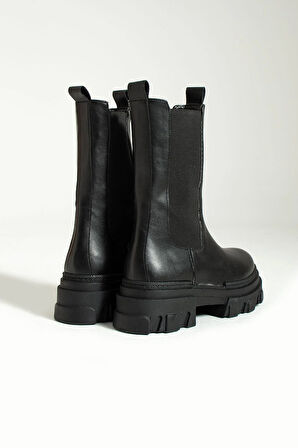 Loey Kadın Siyah Uzun Chelsea Bot