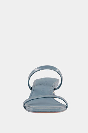 The Loma  Kadın Mavi Taşlı Topuklu Terlik