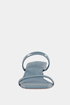 The Loma  Kadın Mavi Taşlı Topuklu Terlik