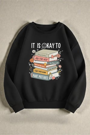Çok Renkli Karışık Seri Baskılı Sweatshirt 3'lü Fırsat Paketi