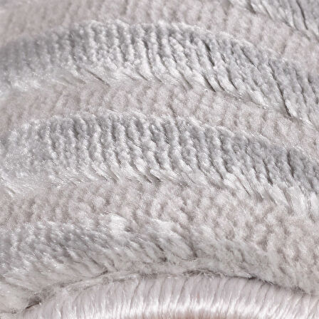 Özel Tasarım Gümüş Sık Dokuma Jüt Taban Oturma Odası Halısı Salon Halısı Leke Tutmaz Kolay Bakım