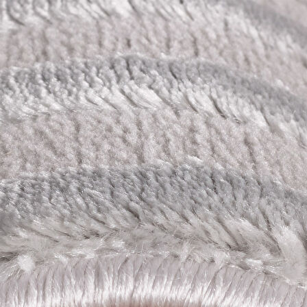 Özel Tasarım Gümüş Sık Dokuma Jüt Taban Oturma Odası Halısı Salon Halısı Leke Tutmaz Kolay Bakım