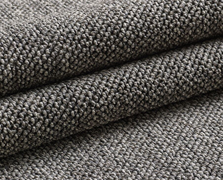 Modern Desenli Gri Sisal Yumuşak Jüt Halı Oturma Odası Halısı Salon Halısı Antialerjik Leke Tutmaz Yuvarlak