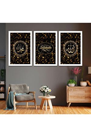 GOLD AYNALI PLEKSİ ÇERÇEVELİ HIRÇIN DENİZ TABLOSU