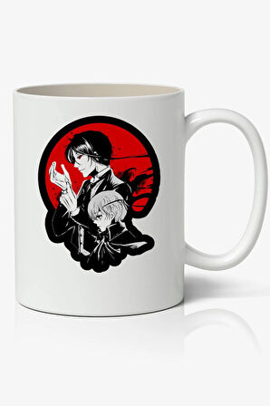Black Butler Anime Temalı Kupa Bardak Arkadaşa Sevgiliye Hediye