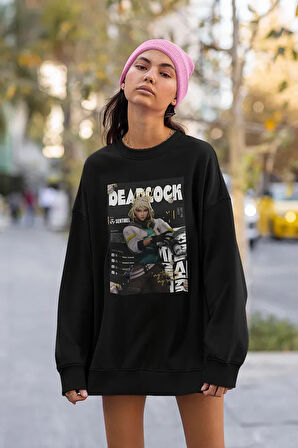 Valorant Deadlock Sentinel Unisex Oversize Sweatshirt