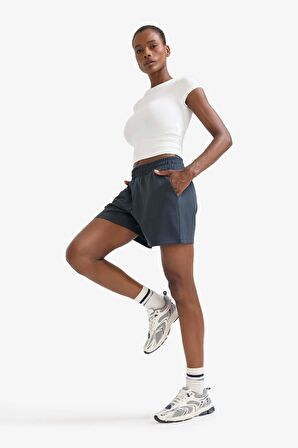 DeFactoFit Standart Fit Sporcu Kısa Paça Modal Şort