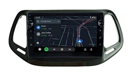 Navismart Multimedya - 4 Çekirdek İşlemci, 4GB RAM, 64GB HAFIZA Jeep Compass (2016-2017) ile uyumlu
