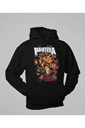 Vulgar Display Of Power Yazılı Unisex Oversize Pantera Hoodie