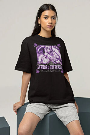 Rock Metal Müzik Grubu Avenged Sevenfold Baskılı Unisex Oversize Tişört