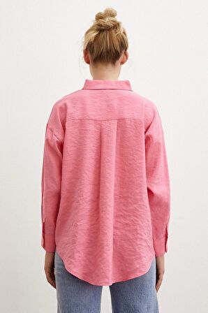 Basic Modal Gömlek Pembe