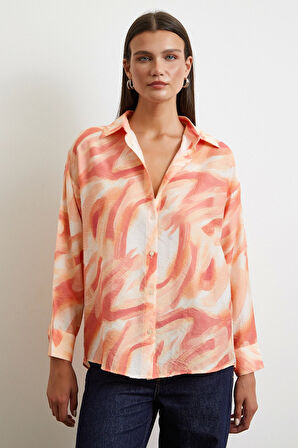 Deniz Esintisi Gömlek Oranj