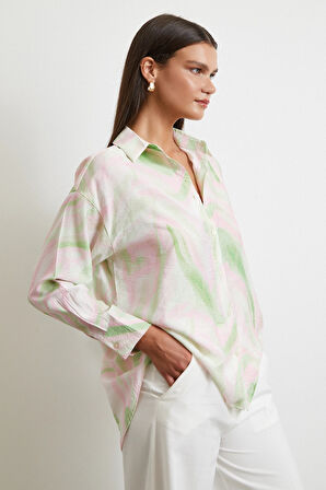 Deniz Esintisi Gömlek Pembe