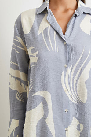 V Yaka Modal  Gömlek Antirasit