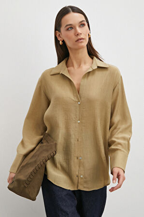 Kraşlı Gömlek Haki