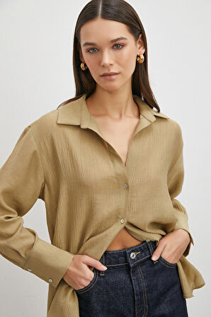 Kraşlı Gömlek Haki