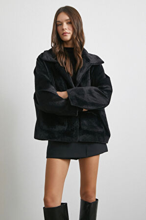 Reglan Tay Flok Mont Siyah